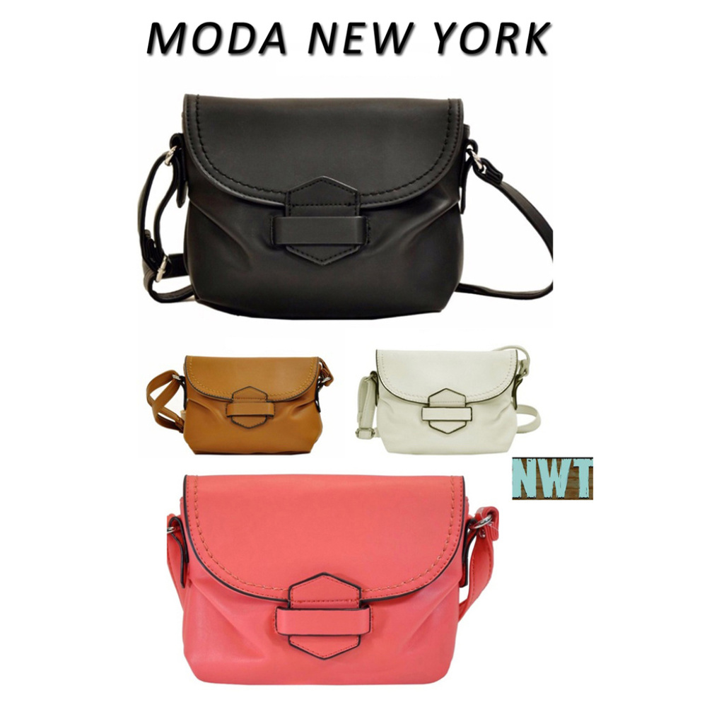 Moda New York Soft Tuck & Loop Crossbody Purse🤩